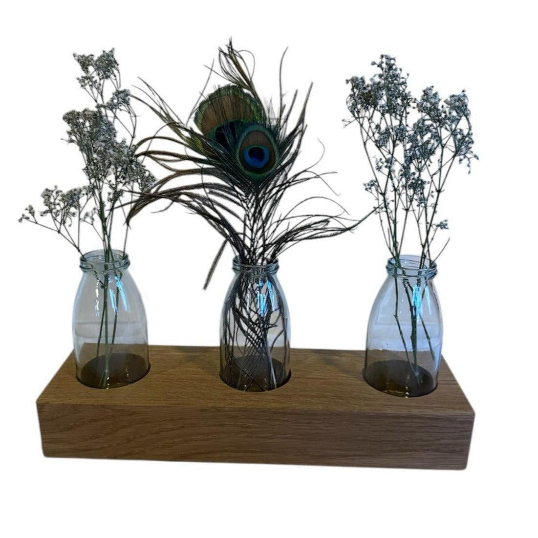 Holzvase aus Eiche - Schwarzwaldbrett