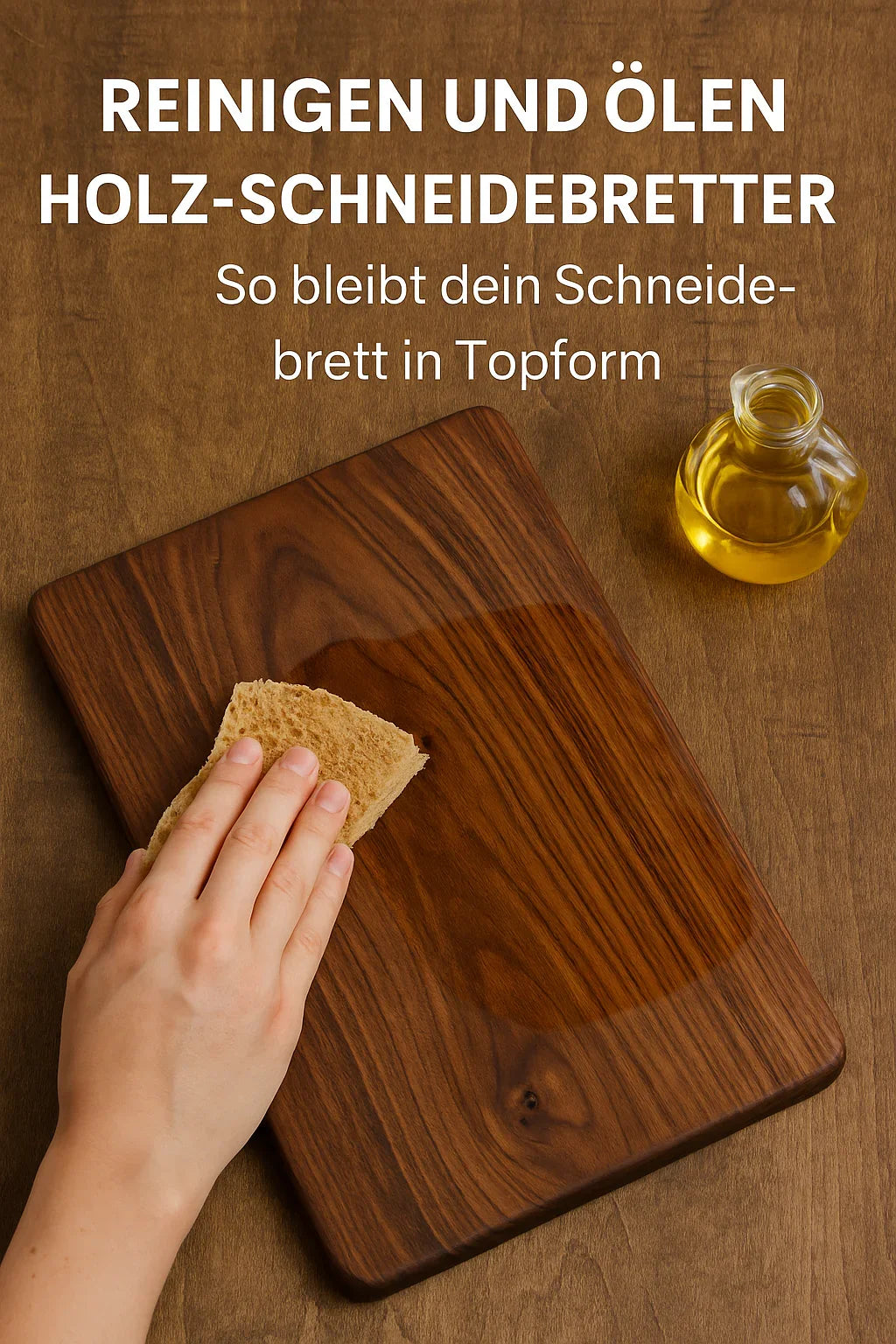 Schneidebrett Reinigen und Ölen 