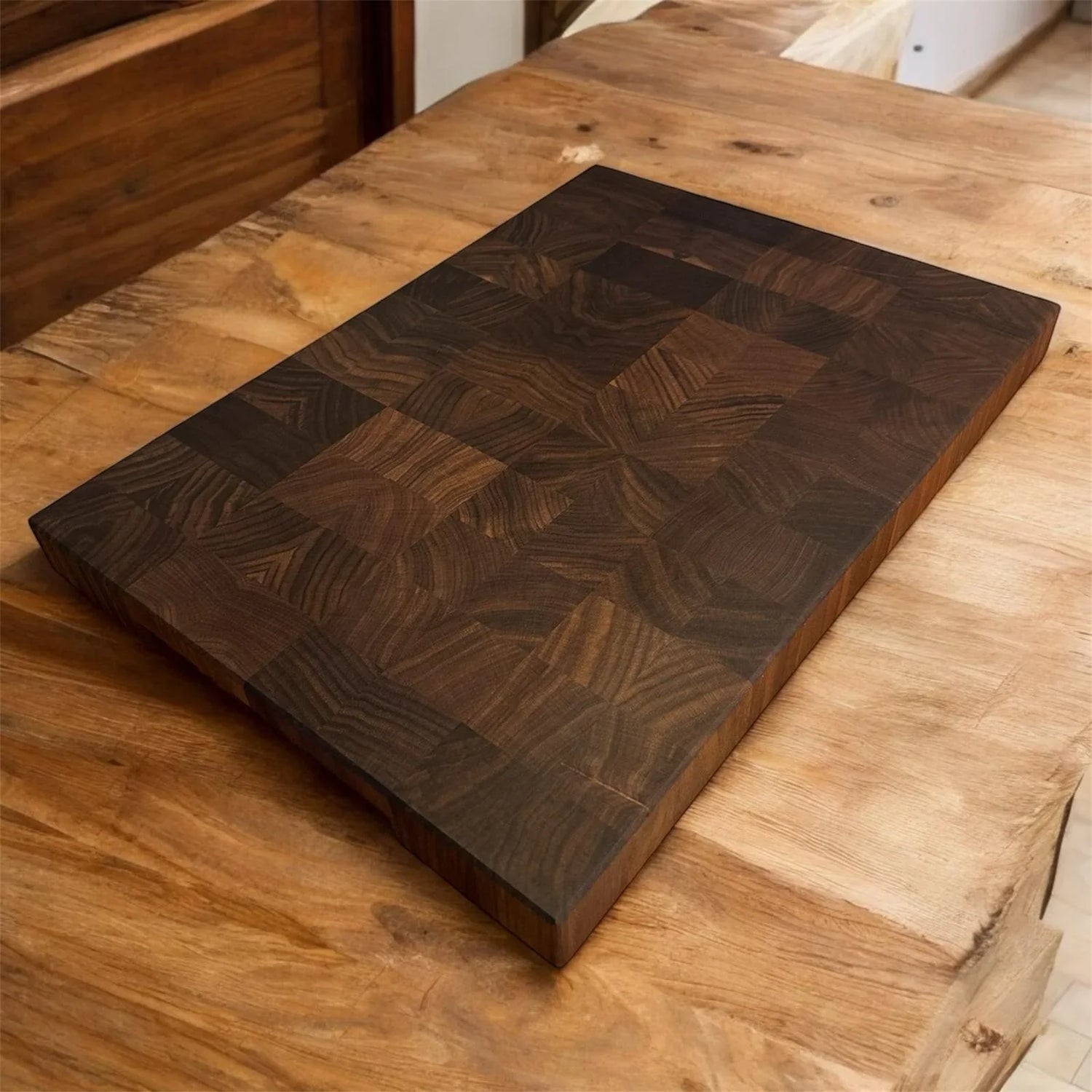 Nussbaum Stirnholz Schneidebrett