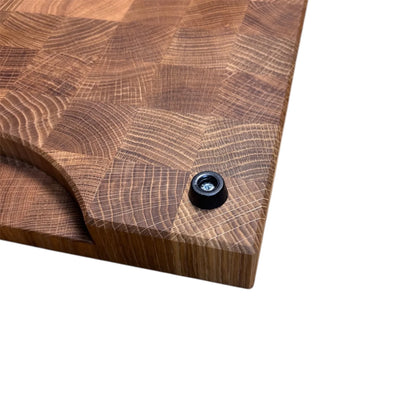 End grain oak cutting board size L