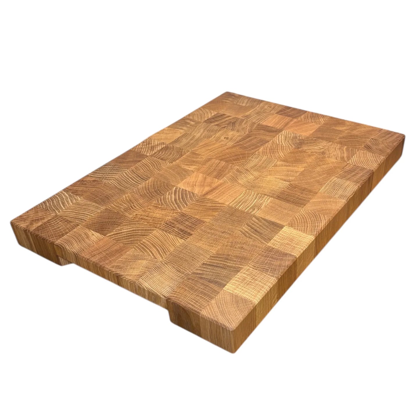 End grain oak cutting board size L