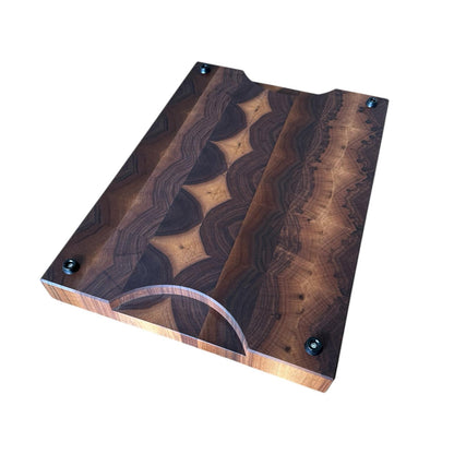 XL cutting board walnut "structured"