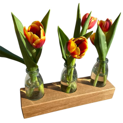 Holzvase aus Eiche - Schwarzwaldbrett