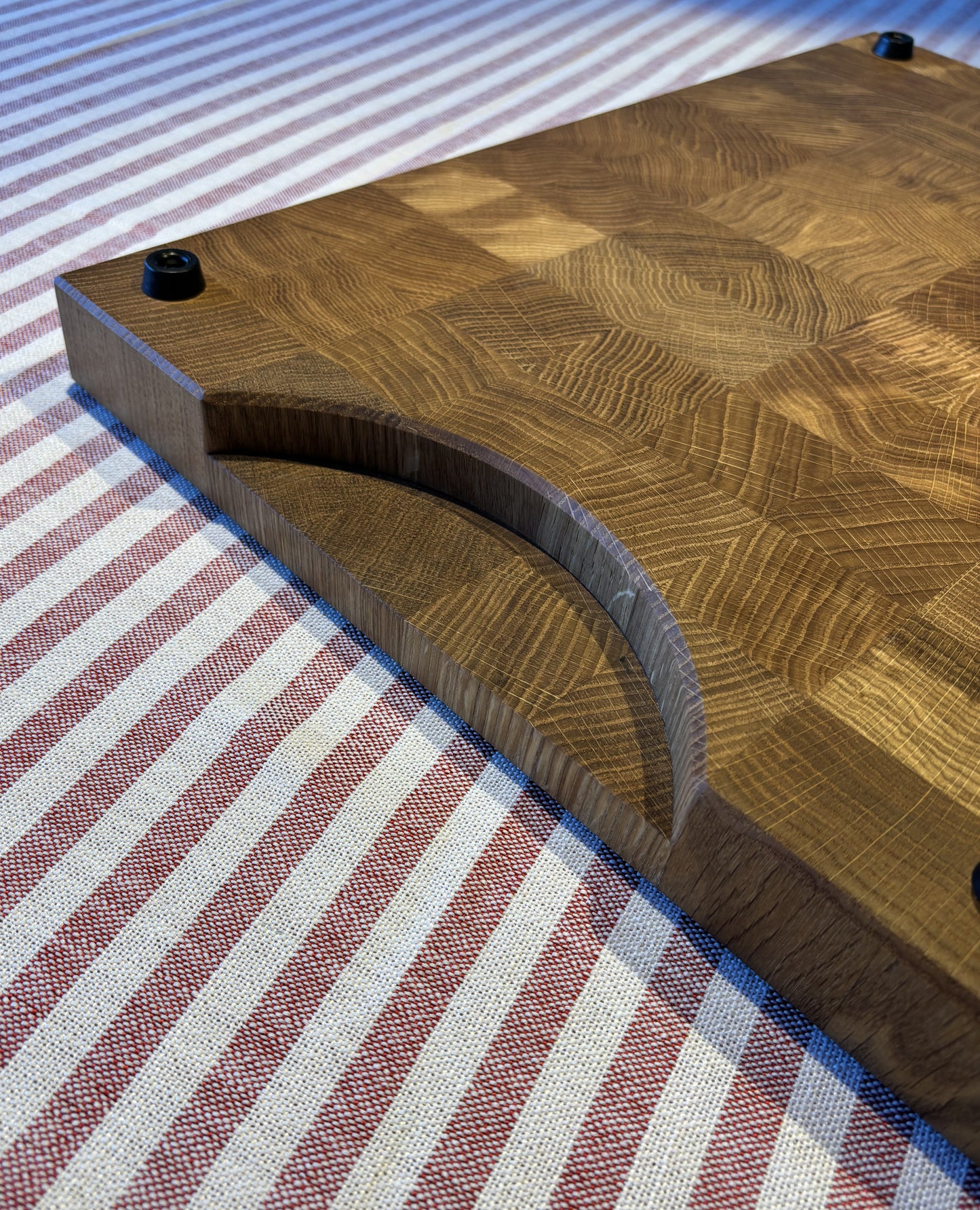 Cutting board solid oak from end grain - 49 x 35.5 x 4