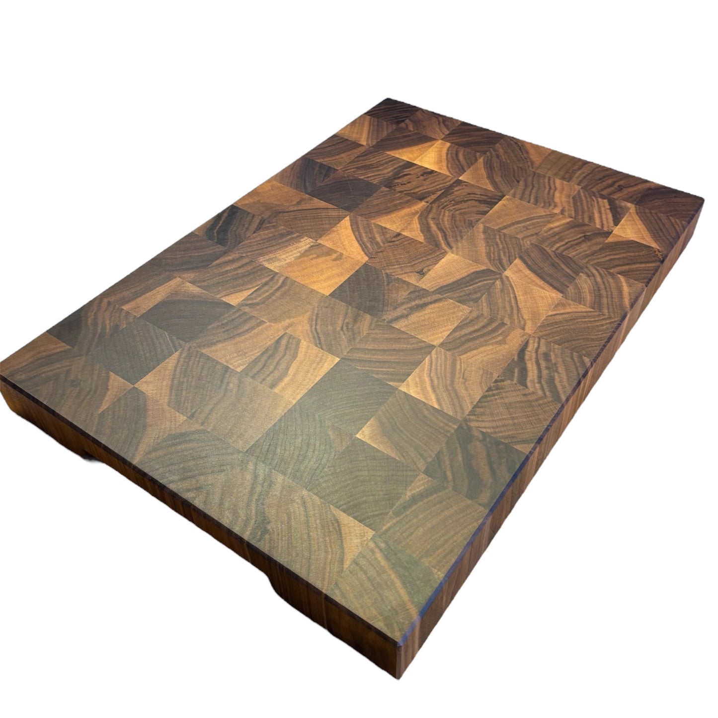 Stirnholz Schneidebrett Nussbaum