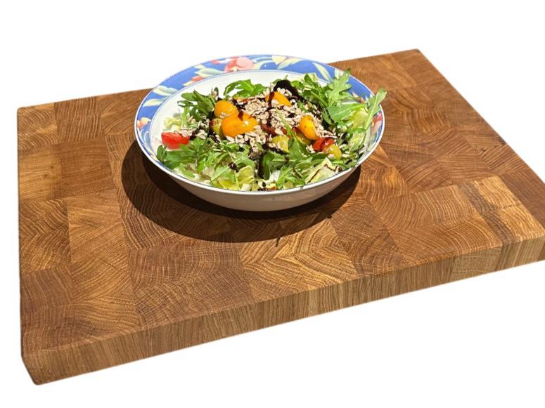 Cutting board solid oak from end grain - 49 x 35.5 x 4