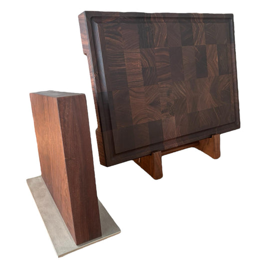 Nussbaum Holz Schneidebretter Set